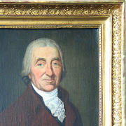 "Herrenportrait", Johann Heinrich Tischbein der Ältere (1722, Haina - 1789, Kassel), Öl auf Leinwand.